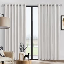 Kara Blockout Eyelet Curtains (Set of 2)